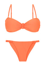Laden Sie das Bild in den Galerie-Viewer, Product Front: Rio De Sol Set Set Dende Bandeau-Crispy Cheeky-Crispy