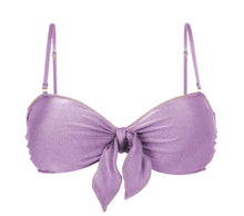 Laden Sie das Bild in den Galerie-Viewer, Product Front: Rio De Sol Oberteil Top Shimmer-Harmonia Bandeau-Knot