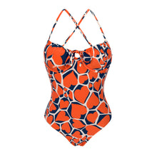 Laden Sie das Bild in den Galerie-Viewer, Product Front: Rio De Sol Badeanzug Amore-Red Julia