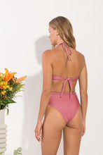 Laden Sie das Bild in den Galerie-Viewer, Model Back: Rio De Sol Oberteil Top Shimmer-Confetti Twist
