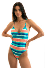 Laden Sie das Bild in den Galerie-Viewer, Model Front: Rio De Sol Badeanzug Upbeat Hype