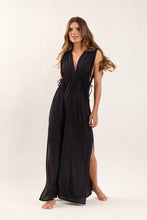 Laden Sie das Bild in den Galerie-Viewer, Image 02: Rio De Sol Strandkleid Black Long Dress Soleil