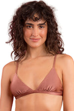 Laden Sie das Bild in den Galerie-Viewer, Gallery: Rio De Sol Oberteil Top Shimmer-Copper Tri-Fixo