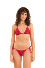 Laden Sie das Bild in den Galerie-Viewer, Model Front: Rio De Sol Unterteil Bottom Shimmer-Divino Cheeky-Tie