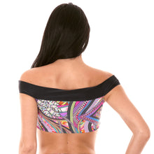 Laden Sie das Bild in den Galerie-Viewer, Model Back: Rio De Sol Oberteil Soutien Samarcanda Offshoulder