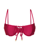 Laden Sie das Bild in den Galerie-Viewer, Product Front: Rio De Sol Oberteil Top Shimmer-Desejo Balconet-Tie