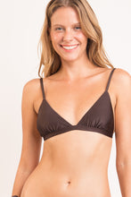 Laden Sie das Bild in den Galerie-Viewer, Gallery: Rio De Sol Oberteil Top Shimmer-Coffee Tri-Fixo