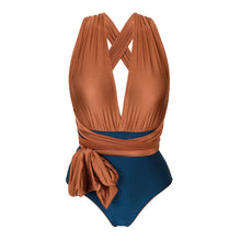 Laden Sie das Bild in den Galerie-Viewer, Product Front: Rio De Sol Badeanzug Nocciola Marina