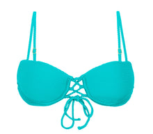 Laden Sie das Bild in den Galerie-Viewer, Product Front: Rio De Sol Oberteil Top Cotele-Jade Balconet-Pushup