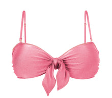 Laden Sie das Bild in den Galerie-Viewer, Product Front: Rio De Sol Oberteil Top Shimmer-Confetti Bandeau-Knot