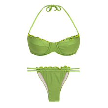Laden Sie das Bild in den Galerie-Viewer, Product Front: Rio De Sol Set Set Shimmer-Botanica Balconet-Frufru Pipa-Frufru