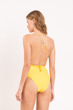 Laden Sie das Bild in den Galerie-Viewer, Model Back: Rio De Sol Badeanzug Amarelo New Vegas