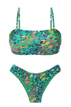 Laden Sie das Bild in den Galerie-Viewer, Product Front: Rio De Sol Set Set Wilds Bandeau-Reto Highleg