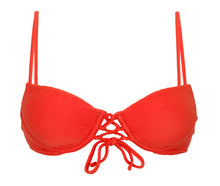 Laden Sie das Bild in den Galerie-Viewer, Product Front: Rio De Sol Oberteil Top Cotele-Tomate Balconet-Pushup