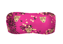 Laden Sie das Bild in den Galerie-Viewer, Product Front: Rio De Sol Oberteil Top Roar-Pink Bandeau-Reto