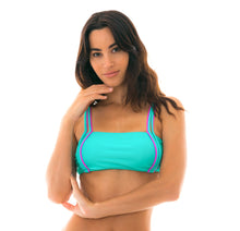 Laden Sie das Bild in den Galerie-Viewer, Gallery: Rio De Sol Oberteil Top Duo Pink Blue