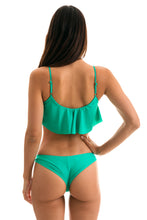 Laden Sie das Bild in den Galerie-Viewer, Model Back: Rio De Sol Oberteil Top Bahamas Babado
