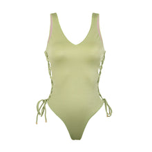 Laden Sie das Bild in den Galerie-Viewer, Product Front: Rio De Sol Badeanzug Oliva Zoe