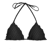 Laden Sie das Bild in den Galerie-Viewer, Product Front: Rio De Sol Oberteil Top Kiwanda Preto Frufru