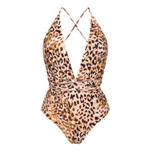 Laden Sie das Bild in den Galerie-Viewer, Product Front: Rio De Sol Badeanzug Leopard New Vegas