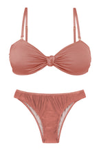 Laden Sie das Bild in den Galerie-Viewer, Product Front: Rio De Sol Set Set Shimmer-Copper Bandeau-Joy Essential