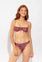 Laden Sie das Bild in den Galerie-Viewer, Image 05: Rio De Sol Oberteil Top Coral-Feline Balconet-Tie
