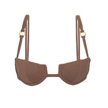 Laden Sie das Bild in den Galerie-Viewer, Product Front: Rio De Sol Oberteil Top Sand-Cappuccino Juliette-Aya