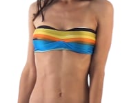 Laden und Abspielen von Videos im Galerie-Viewer, Video: Rio De Sol Oberteil Top Artsy Bandeau-Pli