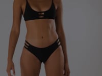 Laden und Abspielen von Videos im Galerie-Viewer, Video: Rio De Sol Oberteil Top Bora-Black Bra-Trio