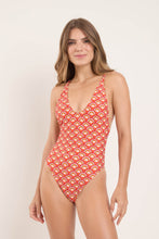 Laden Sie das Bild in den Galerie-Viewer, Image 05: Rio De Sol Badeanzug Floral-Scales Sunny
