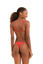 Laden Sie das Bild in den Galerie-Viewer, Model Back: Rio De Sol Unterteil Bottom Malibu-Chili Mini-Duo
