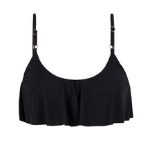 Laden Sie das Bild in den Galerie-Viewer, Product Front: Rio De Sol Oberteil Top Leopardo Black Babado
