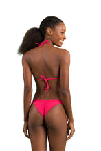 Laden Sie das Bild in den Galerie-Viewer, Model Back: Rio De Sol Oberteil Top Dots-Virtual-Pink Frufru
