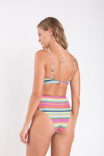 Laden Sie das Bild in den Galerie-Viewer, Model Back: Rio De Sol Unterteil Bottom Supercolor Highwaist-Spin
