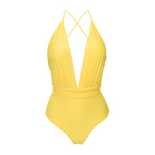 Laden Sie das Bild in den Galerie-Viewer, Product Front: Rio De Sol Badeanzug Amarelo New Vegas
