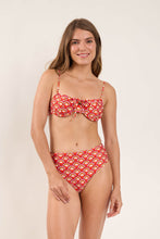 Laden Sie das Bild in den Galerie-Viewer, Image 11: Rio De Sol Oberteil Top Floral-Scales Balconet-Tie

