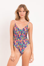 Laden Sie das Bild in den Galerie-Viewer, Model Front: Rio De Sol Badeanzug Euphoria Hype
