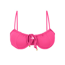 Laden Sie das Bild in den Galerie-Viewer, Product Front: Rio De Sol Oberteil Top Mtx-Ultrapink Balconet-Tie
