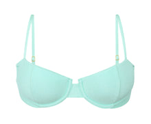 Laden Sie das Bild in den Galerie-Viewer, Product Front: Rio De Sol Oberteil Top Malibu-Menta Balconet

