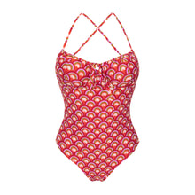 Laden Sie das Bild in den Galerie-Viewer, Product Front: Rio De Sol Badeanzug Floral-Scales Julia
