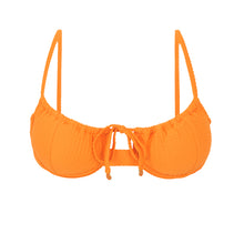 Laden Sie das Bild in den Galerie-Viewer, Product Front: Rio De Sol Oberteil Top Dots-Mango Balconet-Tie
