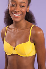 Laden Sie das Bild in den Galerie-Viewer, Image 08: Rio De Sol Oberteil Top Malibu-Yellow Balconet
