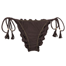 Laden Sie das Bild in den Galerie-Viewer, Product Front: Rio De Sol Unterteil Bottom Shimmer-Coffee Frufru
