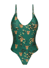 Laden Sie das Bild in den Galerie-Viewer, Product Front: Rio De Sol Badeanzug Roar-Green Hype
