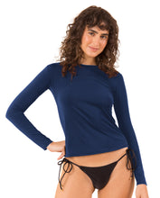 Laden Sie das Bild in den Galerie-Viewer, Gallery: Rio De Sol Oberteil Navy Rash-Guard
