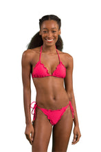 Laden Sie das Bild in den Galerie-Viewer, Model Front: Rio De Sol Oberteil Top Dots-Virtual-Pink Frufru
