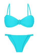 Laden Sie das Bild in den Galerie-Viewer, Product Front: Rio De Sol Set Set Miami Bandeau-Crispy Cheeky-Crispy
