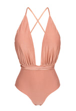Laden Sie das Bild in den Galerie-Viewer, Product Front: Rio De Sol Badeanzug Rose New Vegas
