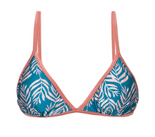 Laden Sie das Bild in den Galerie-Viewer, Product Front: Rio De Sol Oberteil Top Palms-Blue Tri-Fixo

