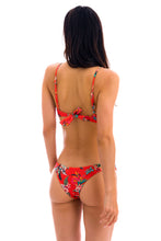 Laden Sie das Bild in den Galerie-Viewer, Model Back: Rio De Sol Set Set Wildflowers Bra-Sport Lisboa
